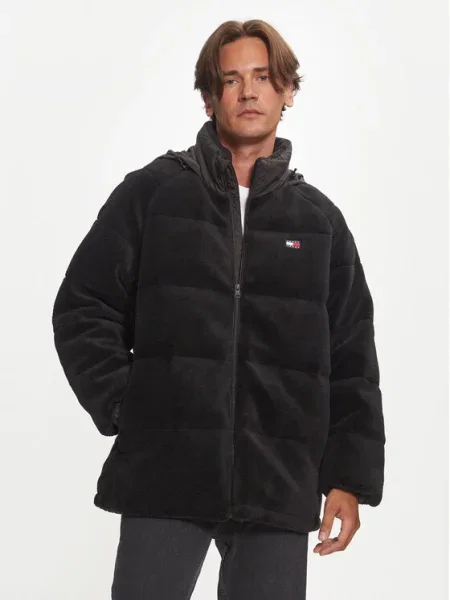 Tommy Jeans Geacă de iarnă negru