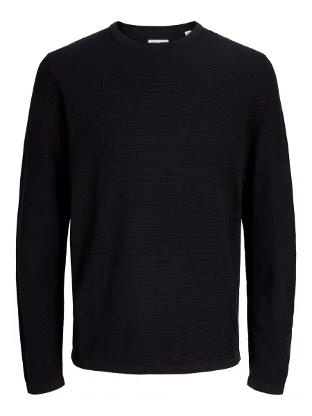 JACK & JONES Pulover JJAustin' negru