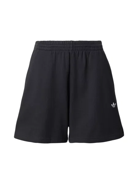 ADIDAS ORIGINALS Pantaloni ESS FT negru alb