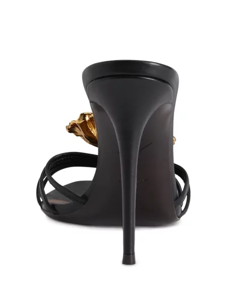 Sandale Giuseppe Zanotti s cvjetnim printom crna