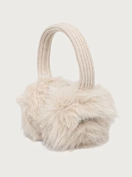 Műszőrme sapka Juicy Couture bézs