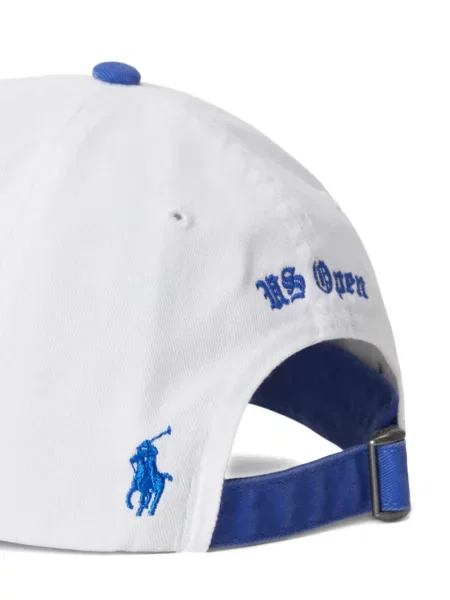 Șapcă Polo Ralph Lauren cu broderie alergare de in alb