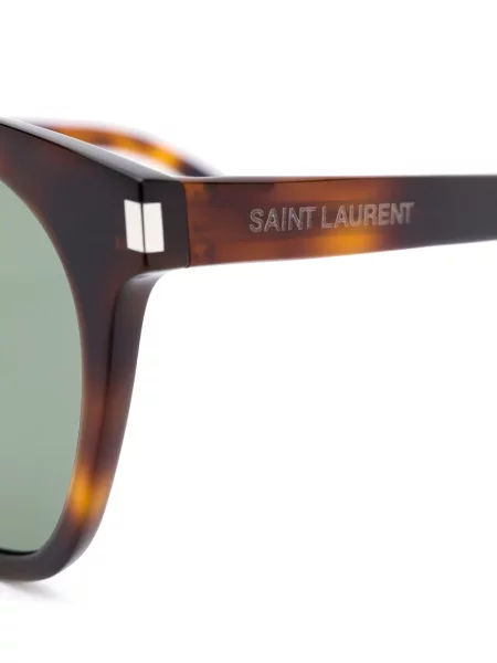 Sluneční brýle Saint Laurent Eyewear hnědé