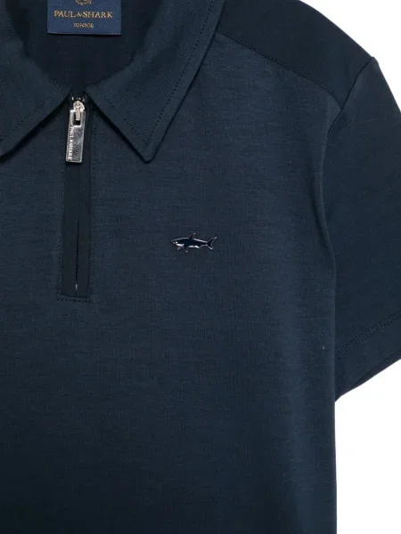 Koszulka polo dziecięca Paul & Shark niebieska