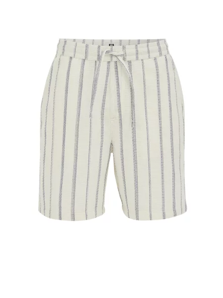 WE Fashion Pantaloni eleganți albastru alb