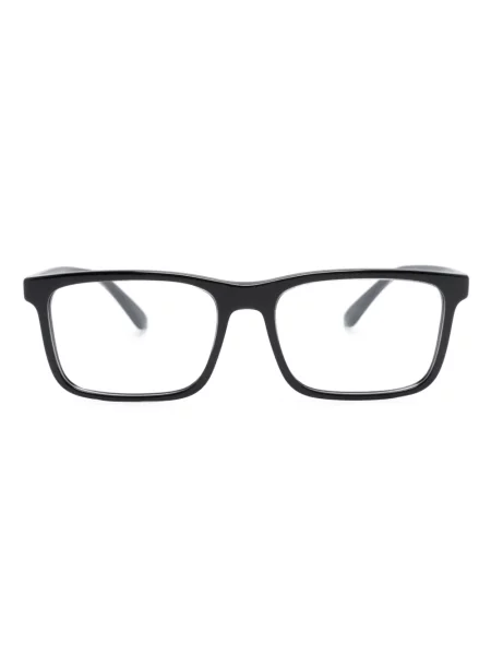 Ochelari de soare dreptunghiulari Emporio Armani negru