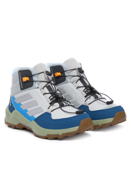 Adidas Bakancs Terrex Mid Hiking Shoes Kids szürke