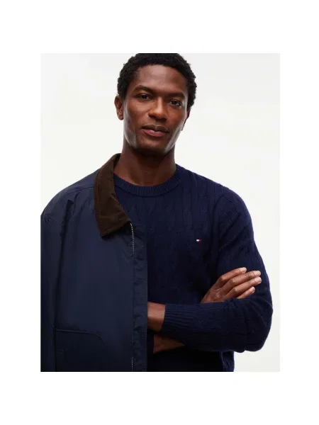 Mikina Tommy Hilfiger modrá