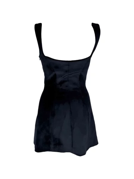 Rochie Galvan London de catifea negru