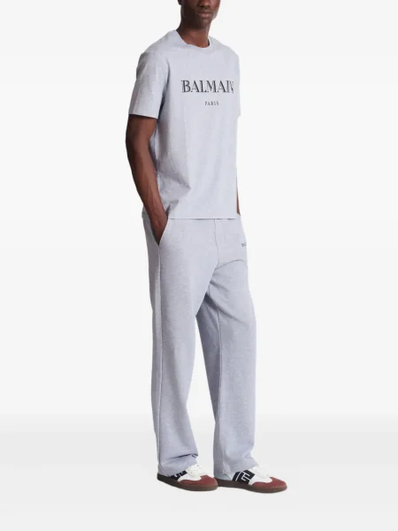 Tricou Balmain cu imagine gri