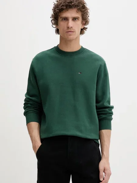 Tommy Jeans μπλούζα Ανδρική με πράσινο