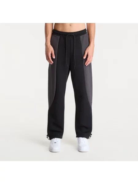 Tepláky Nike Tech Color-Block Open-Hem Fleece Pants Black/ Anthracite/ Black S černé