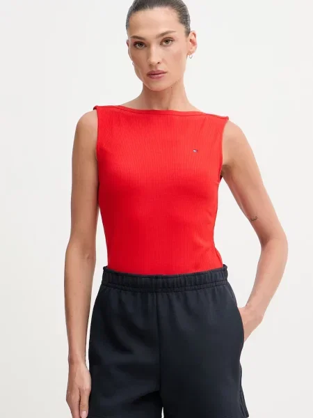 Top Tommy Hilfiger czerwony