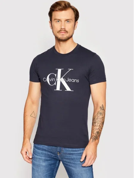 Calvin Klein Jeans Póló CORE MONOLOGO szürke