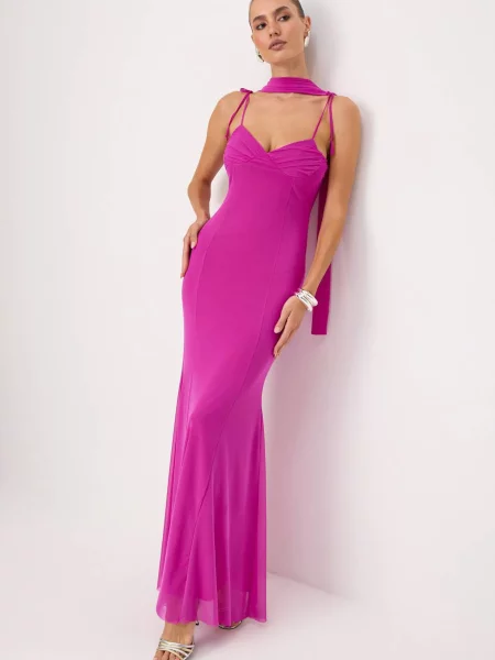 Trendyol Rochie de seară fucsia