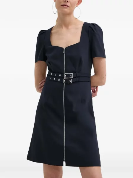 Rochie mini Morgan cu cataramă de costum mini albastru