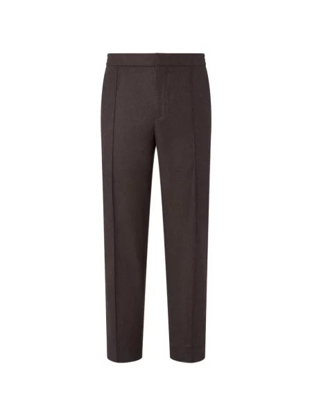 Pantaloni Zegna de lână maro