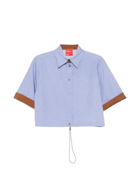 Koszula Merci z nadrukiem niebieska