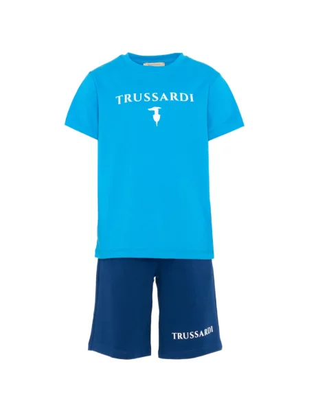 Koszulka dziecięca Trussardi niebieska