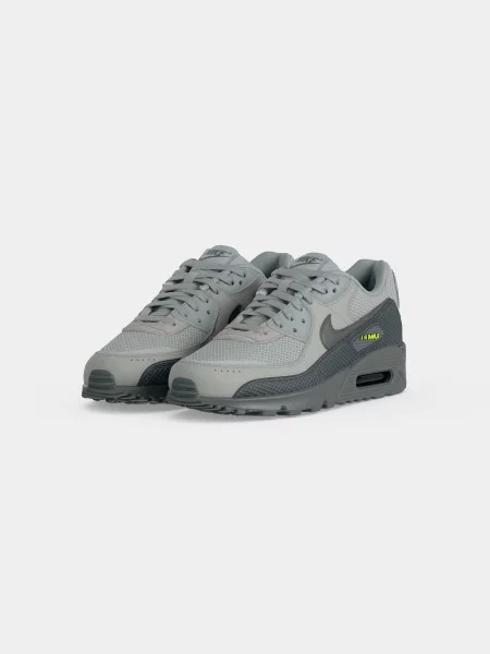 Nike Sportswear Nízke tenisky Air Max 90 Premium dymovo / tmavosivá šedá