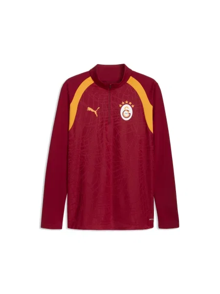 PUMA Galatasaray S.K. dopasowana bluza treningowa z zamkiem Akcesoria XL czerwony