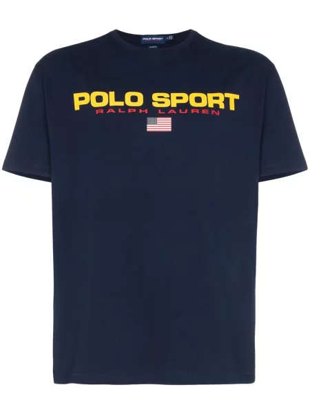 Τρέξιμο polo Polo Ralph Lauren με αυτόγραφο λευκό