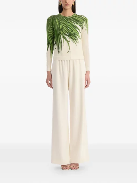 Cardigan Oscar De La Renta verde