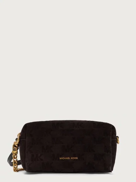MICHAEL Michael Kors torebka crossbody zamszowa BRYANT brązowa