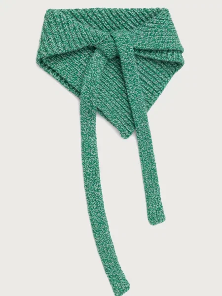 Cloimh fular de damă din lână verde