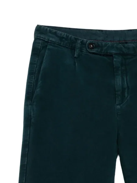 Pantaloni Massimo Alba plisate alb