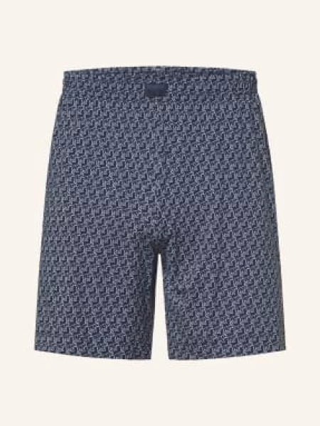 Mey Spací Šortky Série Elephant Walk tmavě modrá bílá