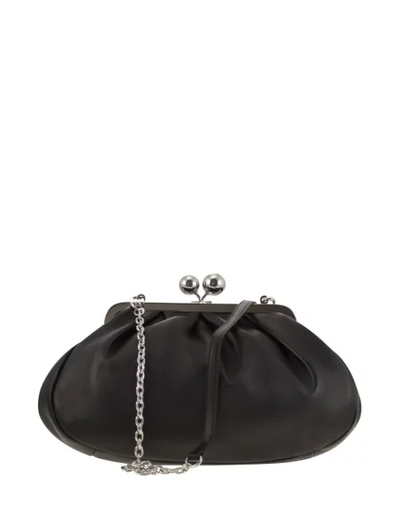 Geantă de călătorie Weekend Max Mara din piele negru