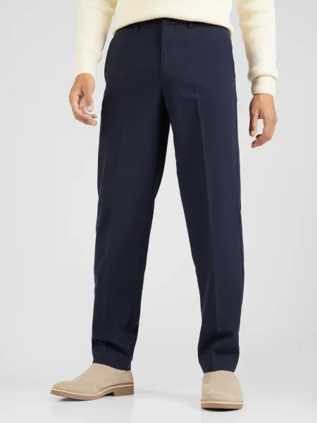 Lindbergh Pantaloni cu dungă bleumarin