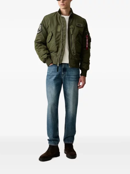 Geacă bomber Alpha Industries verde