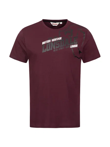 Retro majica Lonsdale rdeča