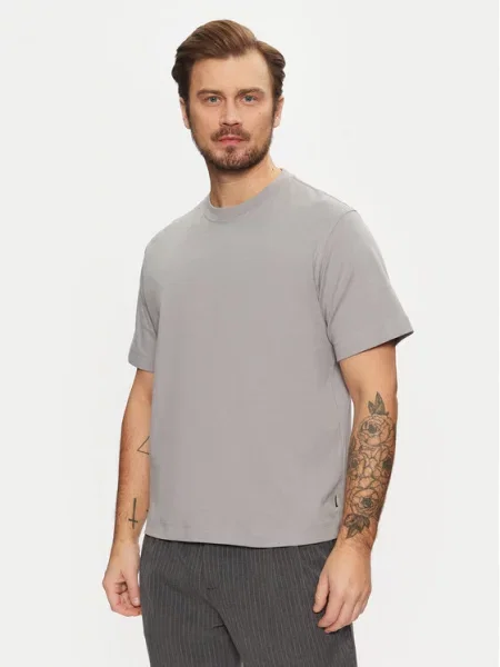 JACK & JONES Tričko JJEUrban Edge' šedá