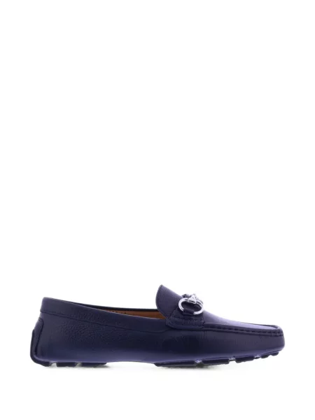Pantofi loafer Paris Punk din piele albastru