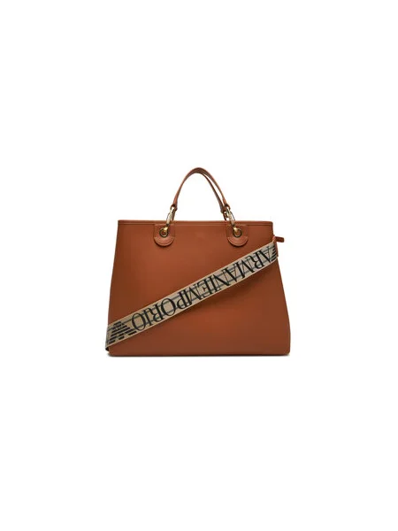 Kabelka Emporio Armani hnědá
