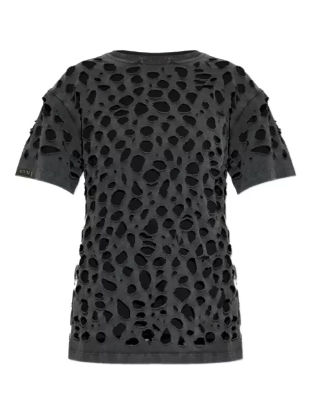 Tricou Avavav zdrențuiți scurt gri