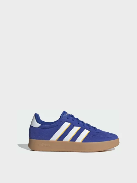 Синтетический кроссовки Adidas синие