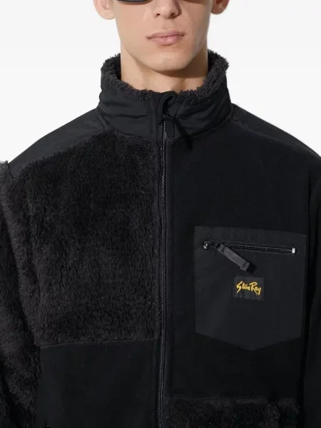 Pulover Stan Ray din fleece negru
