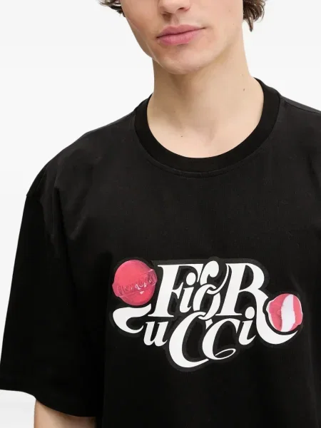 Tricou Fiorucci cu imagine negru