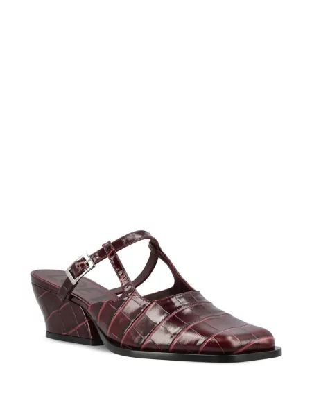 Papuci tip mules Loewe roșu