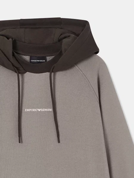 Худі Emporio Armani сірий