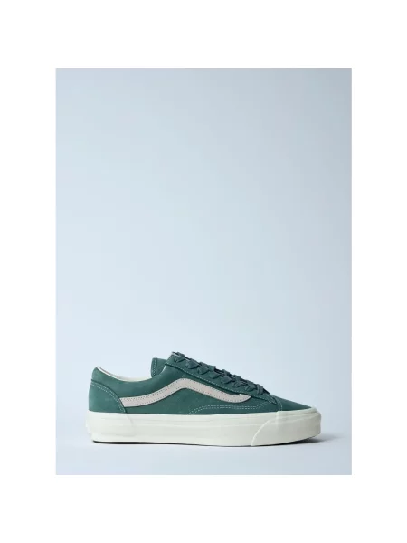 Sneakersy Vans Old Skool skórzane zielone