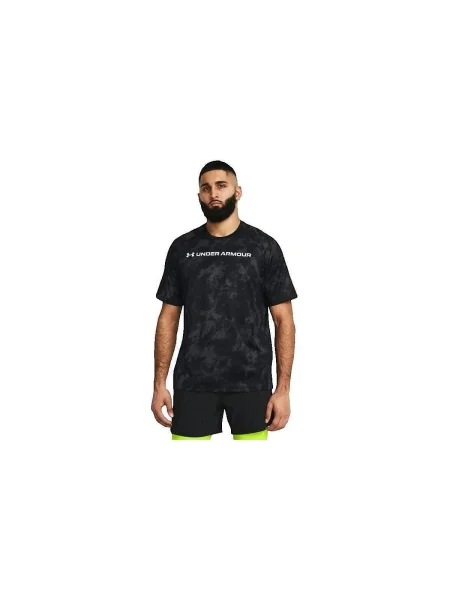 Tricou Under Armour cu model camuflaj negru