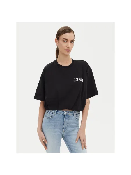 T-Shirt PINKO μαύρο