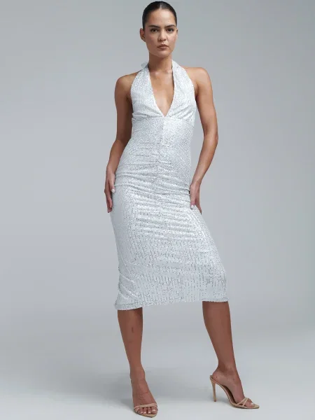 BWLDR Koktel haljina Brylee' bijela