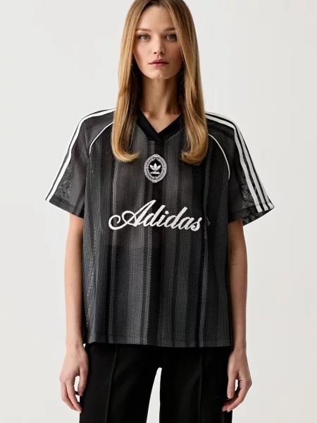 Adidas Originals tričko dámske vzorované sivá