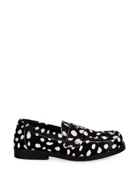 Pantofi loafer Fly London cu buline negru